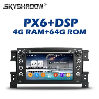 

PX6 Car DVD Player DSP TDA7851 Android 9.0 4G + 64G GPS Google Map RDS Auto Radio Wifi Bluetooth 5.0 For SUZUKI Vitara 2005-2011
