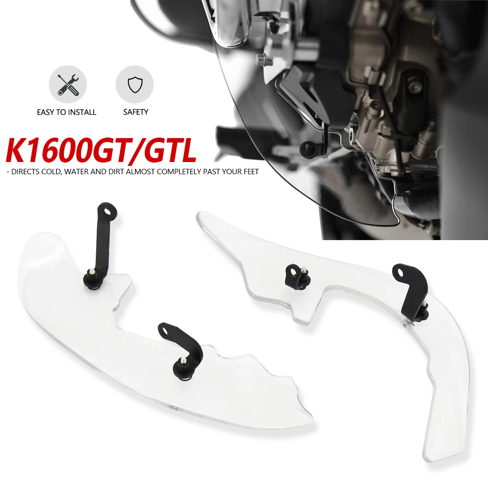 For BMW K1600GT K1600GTL K 1600 GT GTL Motorcycle Splash Brake Shift Shield Revised Foot Protector Guard Fit 2017 2018 2019 2020 |