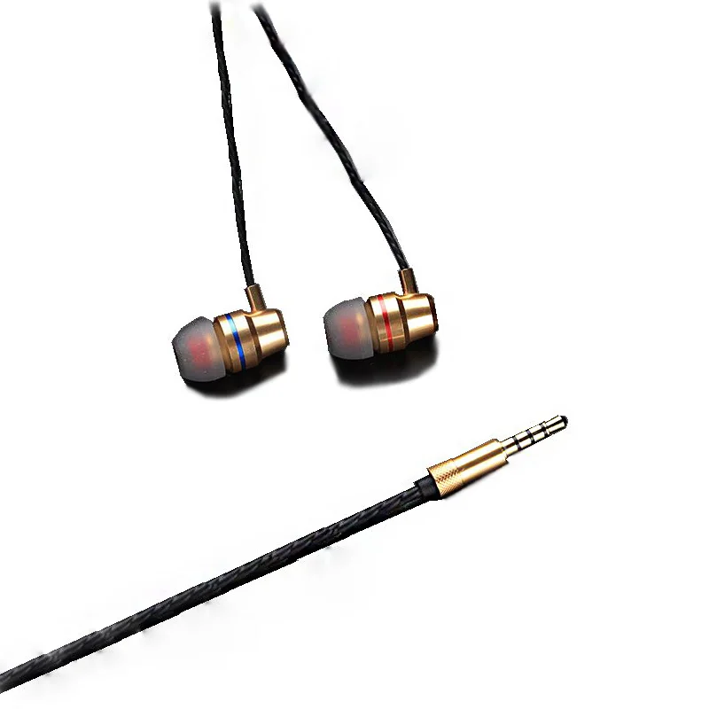 

Metal Headphones 3.5mm Subwoofer Headphones For Millet Phones Stereo Bass Headphones Metal Wired Headphones for Samsung