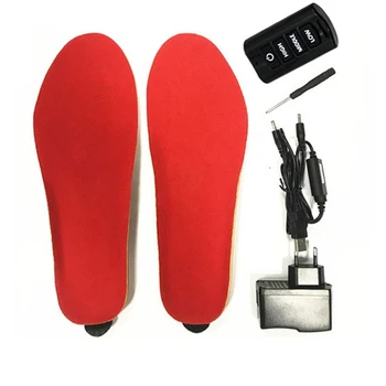 

1 Pair Electric Heated Shoe Insoles Men Winter Warm Insoles For Shoes Boots Heater Warm Foot Pads Rechargeable Foot Warmer Mat