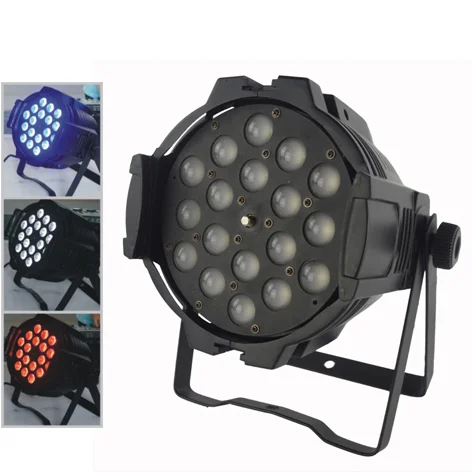 H-2/лот DMX Par Can 18x18 Вт rgbwa uv 6 в 1 светодиодный par zoom супер яркий DJ подсветка COB | Лампы и