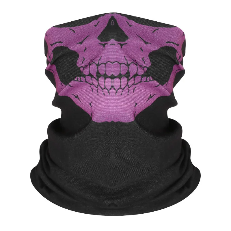 Спорт на открытом воздухе шарф маска мотоцикл шарф шеи теплый череп маска для лица Лыжная Балаклава головная повязка страшная маска на Хеллоуин маска для лица