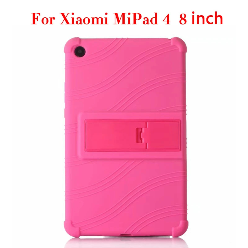 Силиконовый чехол для Xiaomi mi Pad 4 mi Pad4 mi pad 4 8," планшетный ПК Защитный чехол для Xiaomi mi Pad 4 plus mi Pad 4 plus 10,1" - Цвет: mipad4 8 rose red