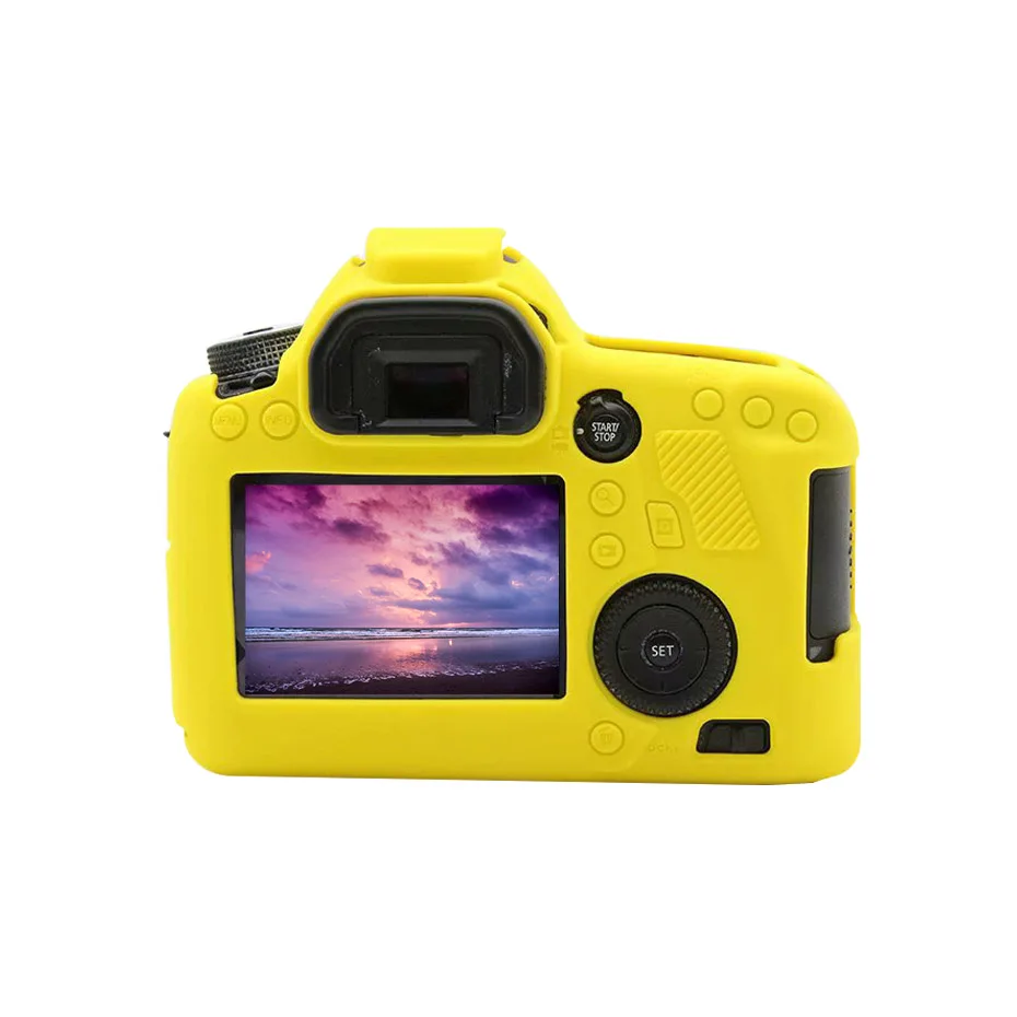 TENENELE сумки для камеры для Canon EOS 6D Мягкий силиконовый чехол красочная резиновая крышка сумка для Canon eos 6 D Защита тела аксессуары