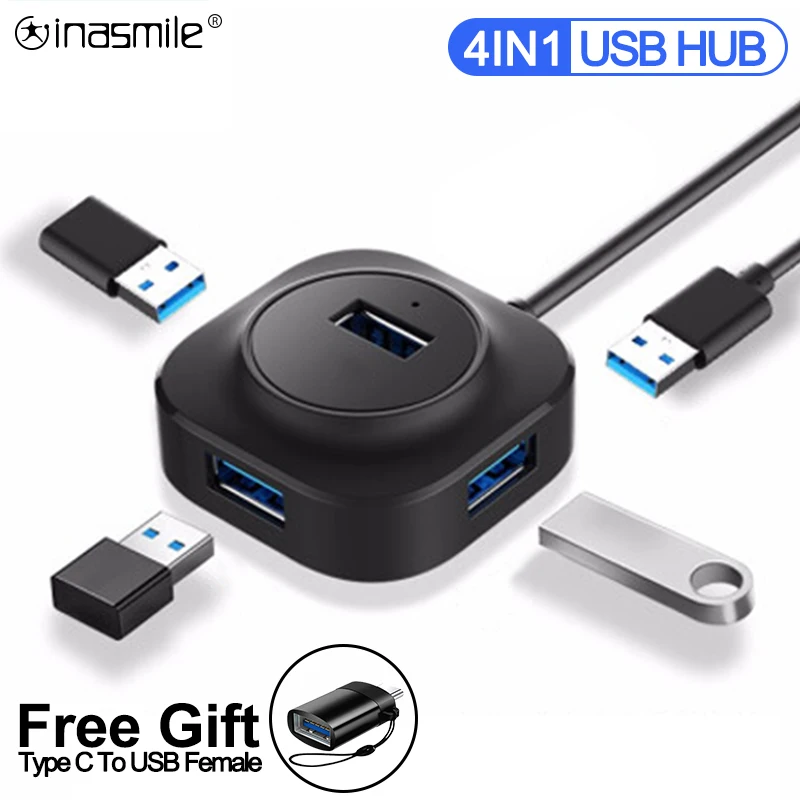 USB 3 0 док-станция 2 Multi HUB расширитель несколько разветвитель адаптер 4 Порты usb-хаб