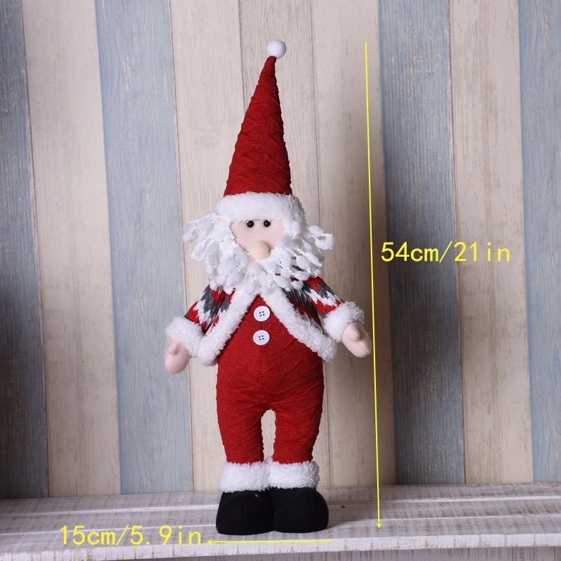 SDZS24701 Статуэтка Navidad, рождественские украшения для дома, новогодний Санта-Клаус, снеговик, Рождественские куклы, натальные елочные украшения - Цвет: SDZS24701