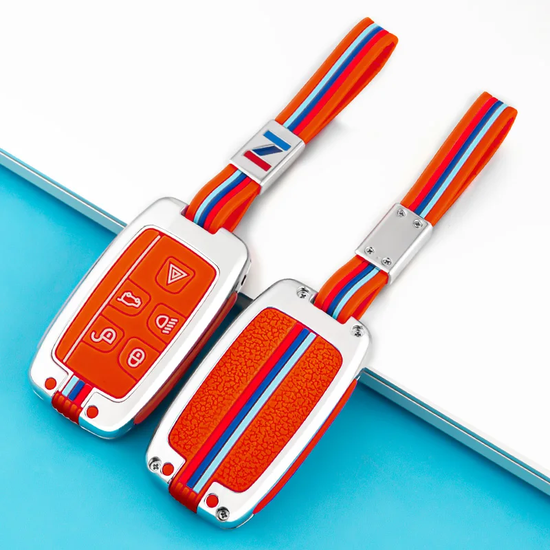 Coperture del supporto della copertura della cassa chiave a distanza dell'automobile in lega di zinco per Land Rover Range Rover Sport Evoque Freelander per Jaguar XF XJ XE XJL XF 15 Coperture del supporto della copertura della cassa chiave a distanza dell'automobile in lega di zinco per Land Rover Range Rover Sport Evoque Freelander per Jaguar XF XJ XE XJL XF - H562c2e94f989446eb0f9cdb562a936cfo