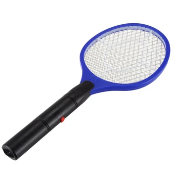 

Batteries Operated Hand Racket Electric Mosquito Swatter Insect Home Garden Pest Bug Fly Mosquito Swatter Killer