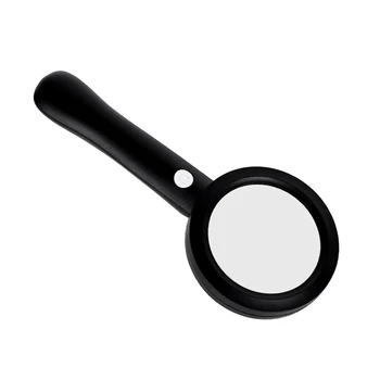 

Magnifier, Handheld Magnifier with 9 Led Lights,Dimmable Magnifying Glass for Reading, Soldering, Inspection, Coins, Jewelry(6X)