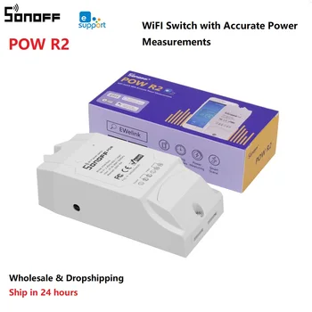 

SONOFF POW R2 Wifi Switch Controller eWelink app 15A 3500W Real Time Power Consumption Monitor Measurement Smart Home Automation