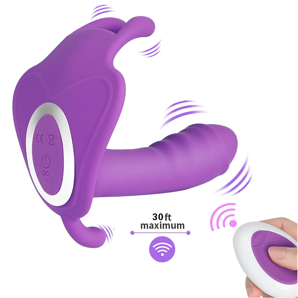 Wear Dildo Vibrator Sex Toy for Women Orgasm Masturbator G Spot Clit Stimulate Remote Control Panties Vibrators Adult Sex Toys (1)