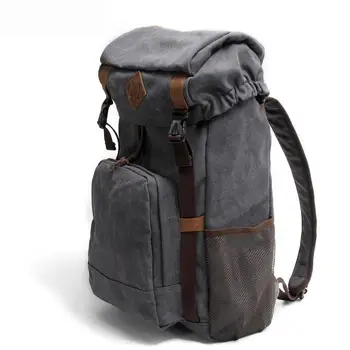 

New Retro Canvas Large Capacity Travel Backpack Multi-functional Casual Outdoor Mountaineering Bag Men