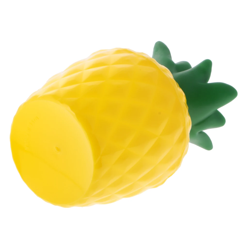 Tropical Fruit Coconut Pineapple Fruit Shaped Drink Cup Juice Cup with Straw Hawaiian Luau Summer Beach Birthday Party Supplies