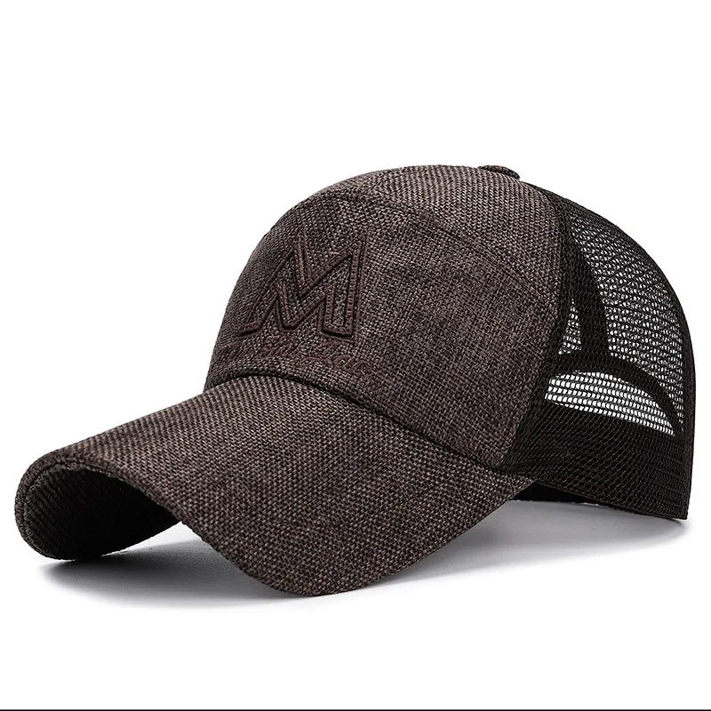 Мужские Snapback шапки летние из дышащего хлопка сетчатая бейсболка Мужская модная с буквенной вышивкой хип хоп кости спортивная шапка