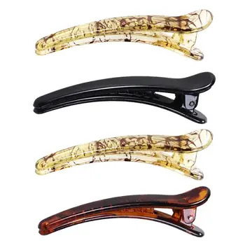 

4pcs Hair Clips Plastic Duckbill Assorted Coloful Hair Pins Barrette for Women Lady Girl Hair Grip Styling Claw
