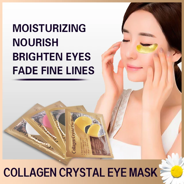 20Pairs Gold Collagen Crystal Eye Mask Anti Wrinkle Eye Patches Moisturizing Nourishing Anti Aging Eye Care