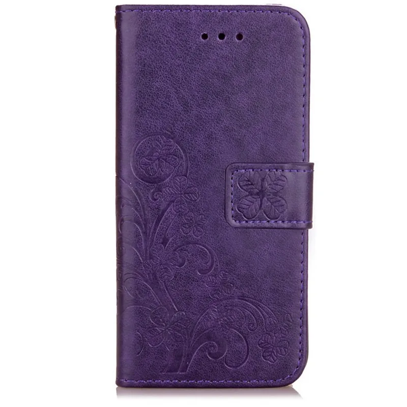 Кожаный чехол-бумажник для Alcatel One Touch Idol 3 4 6045Y 6039Y 6055Y U5 HD 5047D 4047D 5044D Shine Lite 5080 чехол - Цвет: 2Purple