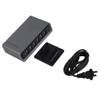 

Universal 6 Ports Hub Desktop Smart Cellphone Charger+Station Dock US Plug