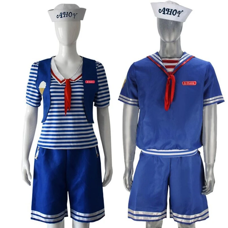 Unisex Details about Adult&Kid Stranger Things 3 Cosplay Steve