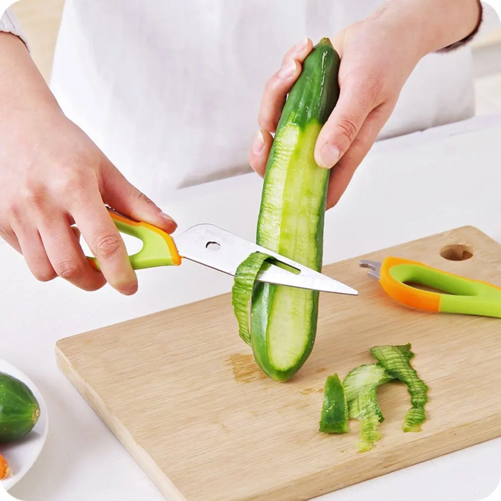 Stainless Steel Multifunctional Kitchen Scissor Multipurpose Home Use Scissor For Peeling Decaping Chicken Cutting