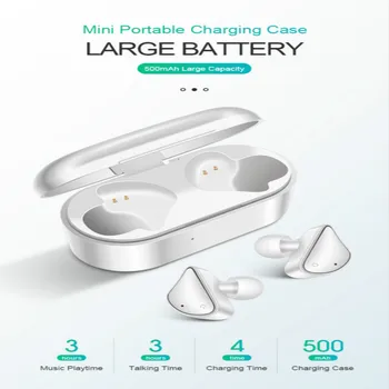 

TWS Wireless Earphone HD Stereo 3D With Microphone Earpiece Bluetooth 5.0 Sports Gaming Earpiece With Charging Box Earphone