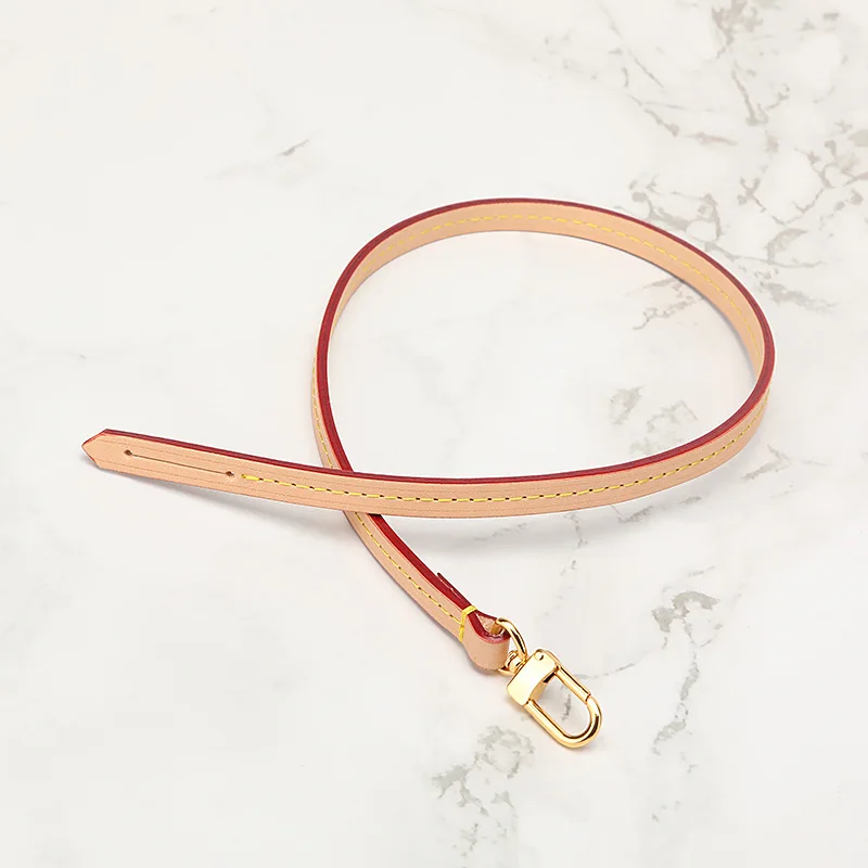 Personalization Genuine Leather Handle Short Bag Strap Shoulder Detachable Bag Replacement Women Wrist Strap Accessories
