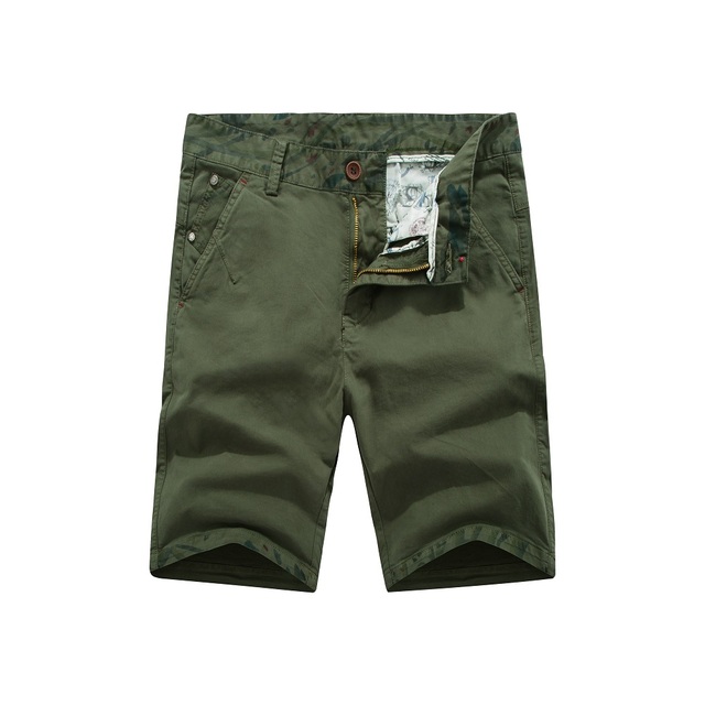 Mens Shorts Solid Color New Casual Cargo Military Shorts Men Pattern Thin Tactical Short Pants Sportswear Brand Clothing