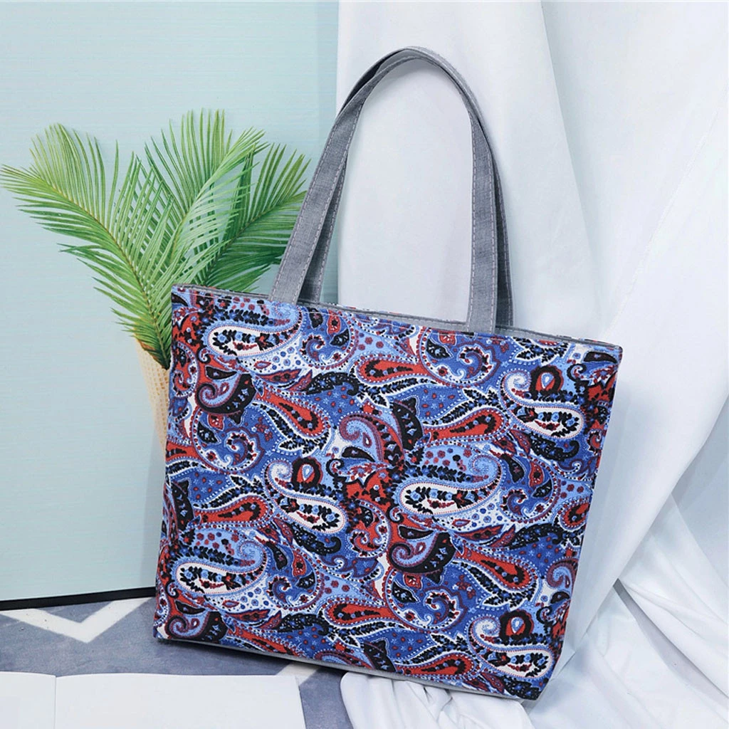 Fashion Durable Women Student Canvas Tote Single Shoulder Bag Tote Check Plaid Female Flax Eco Reusable Shoulder Shopper 820