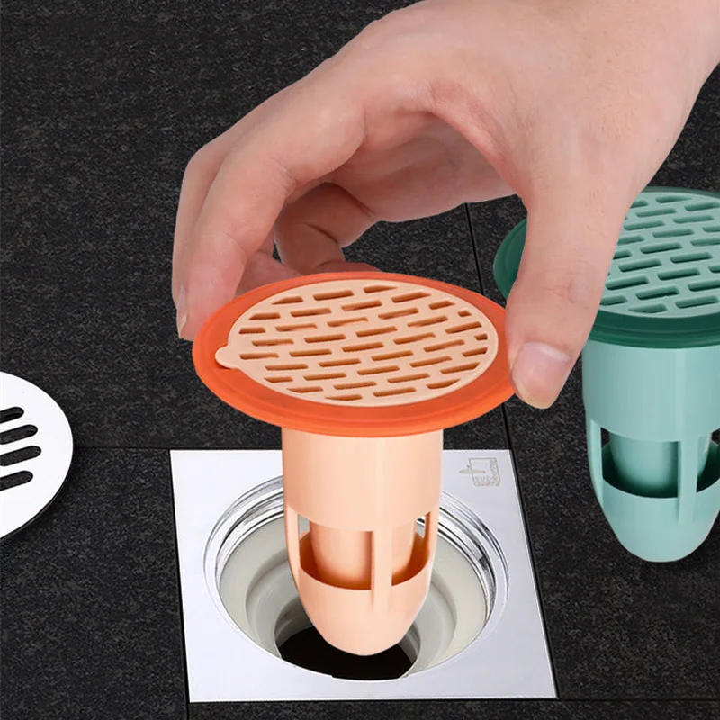 Bath Shower Floor Strainer Drain Cover Plug Water Sink Siphon Filter Insect Prevention Deodorant for Kitchen Bathroom Fixture