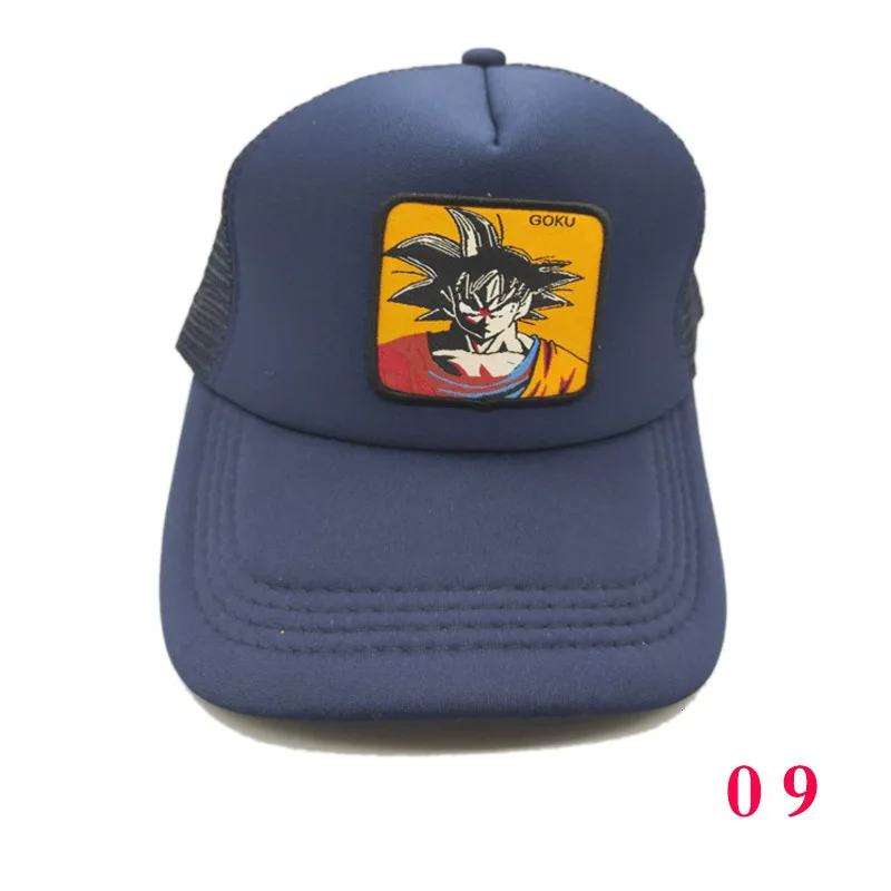 Бренд Dragon Ball Master Roshi VEGETA Snapback Кепка хлопковая бейсбольная кепка для мужчин и женщин хип-хоп кепка Кепка с сеткой для водителя грузовика Прямая поставка - Цвет: C9