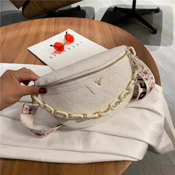 

2020 New Women's Broadband Bag Korean Crossbody Chest Bag Fashion Shoulder Waist Bag Handbag