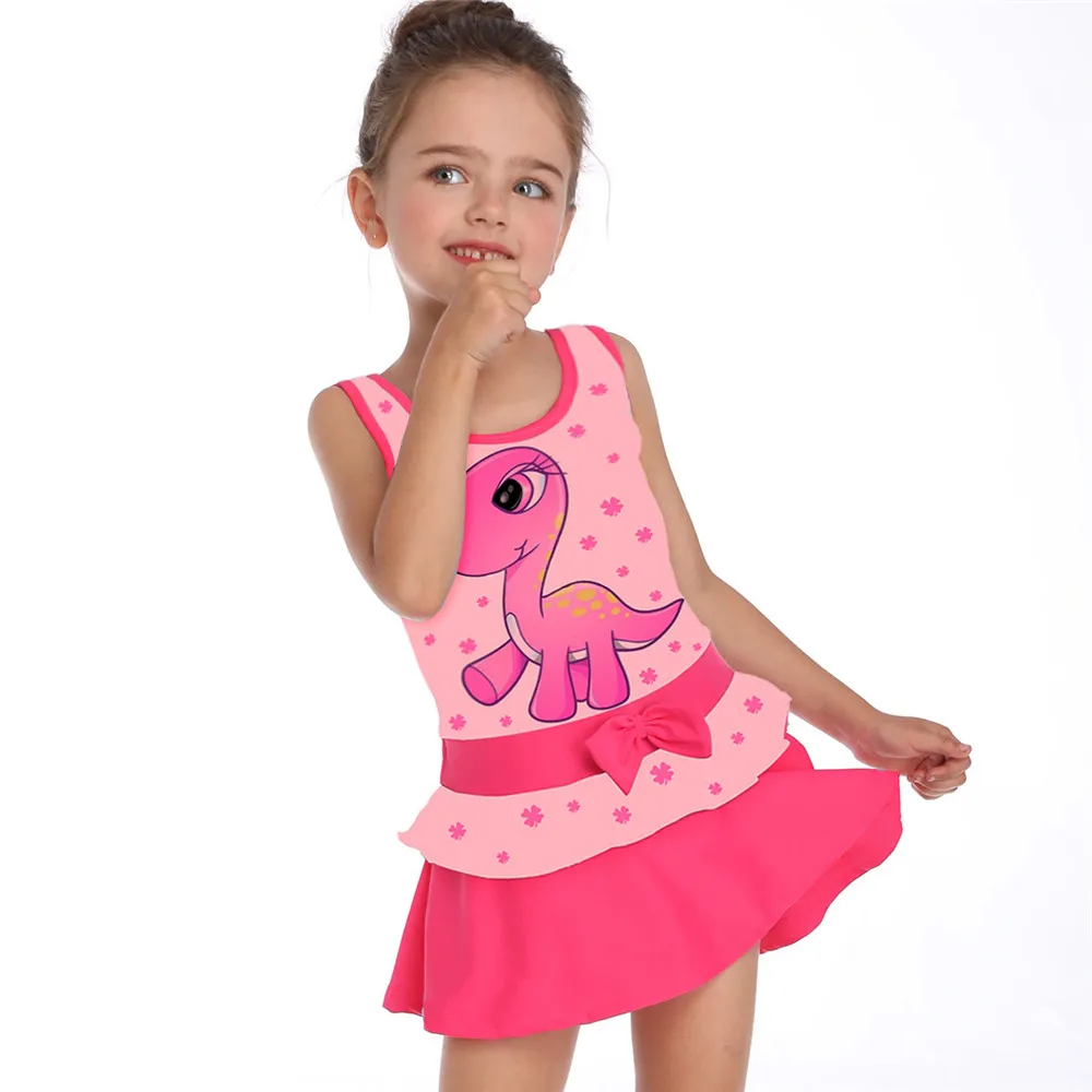 Детский купальный костюм бикини, детский купальный костюм для девочек детский купальный костюм Цельный купальный костюм Пляжная одежда от 4 до 15 лет