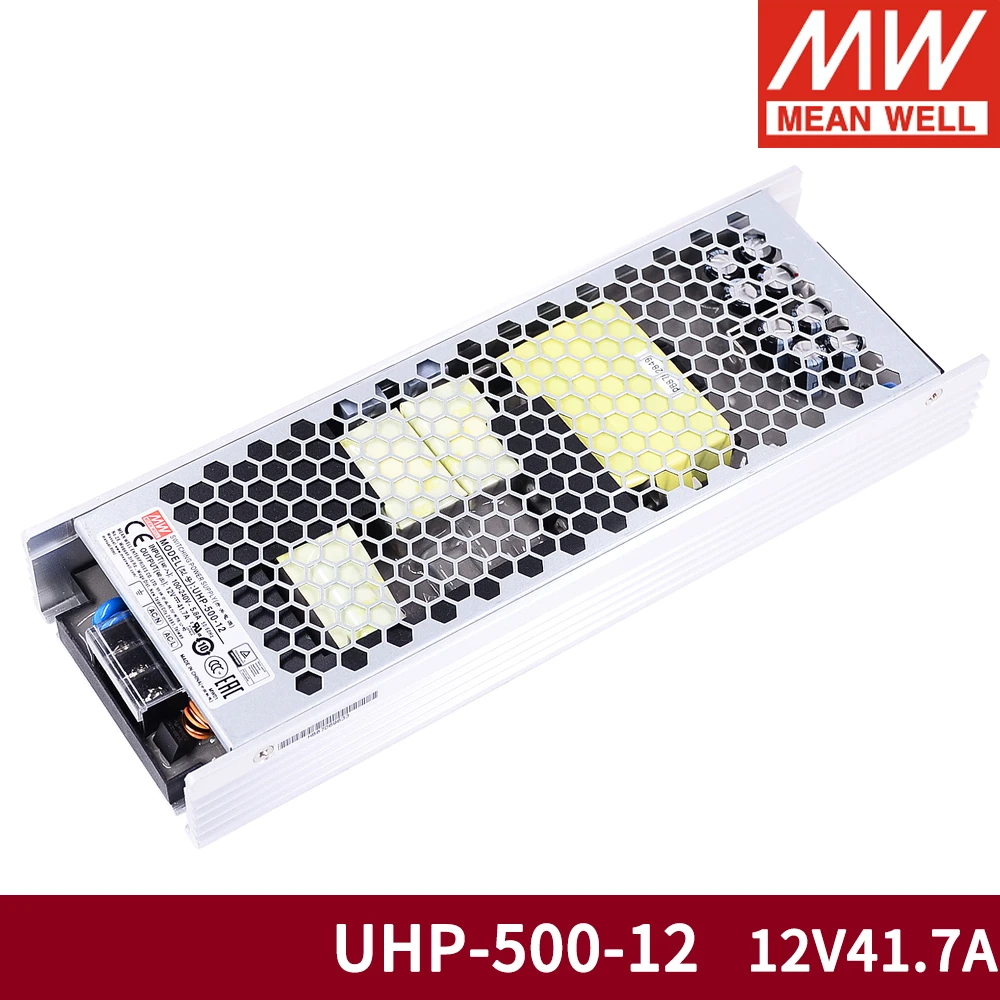 Тайвань Meanwell импульсный источник питания Uhp-500-12 активного типа Pfc Промышленный Блок питания 500 Вт/12 В/41.7a