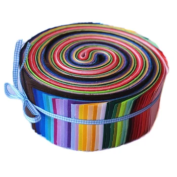 

Best Plain Color Pure Color Strip Type Cotton Fabric 20X30cm Jelly Rolls Cloth Bundles DIY Patchwork Quilting Fabric 50Pcs