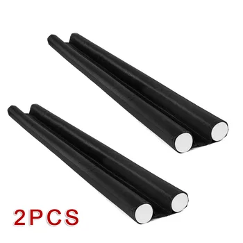 

2pcs Draught Excluder Stopper Door Bottom Seal Strip Draft Guard Double Side sealing strip Dustproof Sound Insulation Tools
