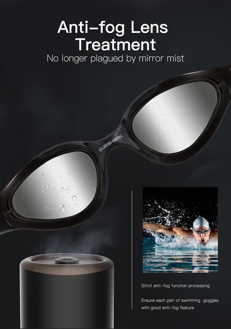 QUESHARK-Gafas de natación polarizadas para hombre y mujer, lentes de  protección UV HD antivaho para deportes acuáticos, natación y buceo, con  caja portátil - AliExpress