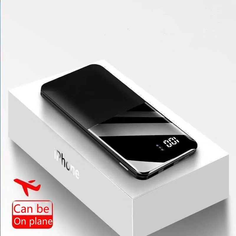 

30000mah Power Bank Portable Charging PowerBank 30000 mAh USB PoverBank External Battery Charger For XiaomiMi 9 8 iPhone 7