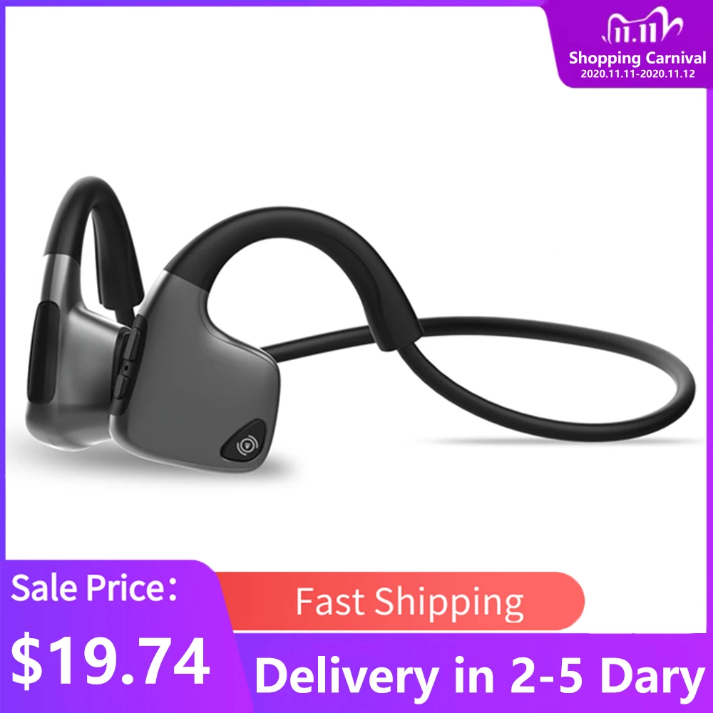 Оригинальные наушники Bluetooth 5 0 R9 Гарнитура костной проводимости Беспроводные