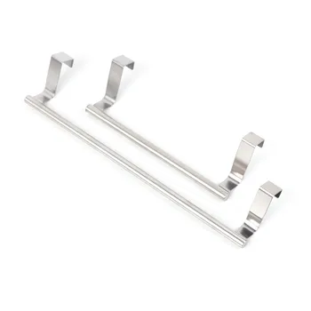 

Fashion Towel Racks Over Kitchen Cabinet Door Towel Rack Bar Hanging Holder Bathroom Shelf Rack Home Organizer Long Wall Hook