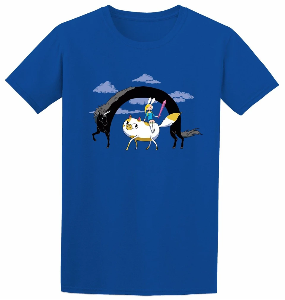 Adventure Time Fionna and Cake TV show Inspired Мужская забавная Подарочная футболка классная с