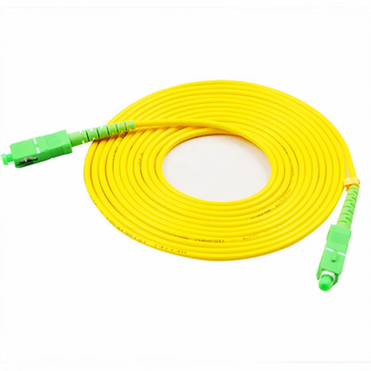 10 шт./пакет SC/APC-SC/APC Simplex одномодовый волоконно-оптический патч-корд кабель 2,0 мм или 3,0 мм FTTH волоконно-оптический соединительный
