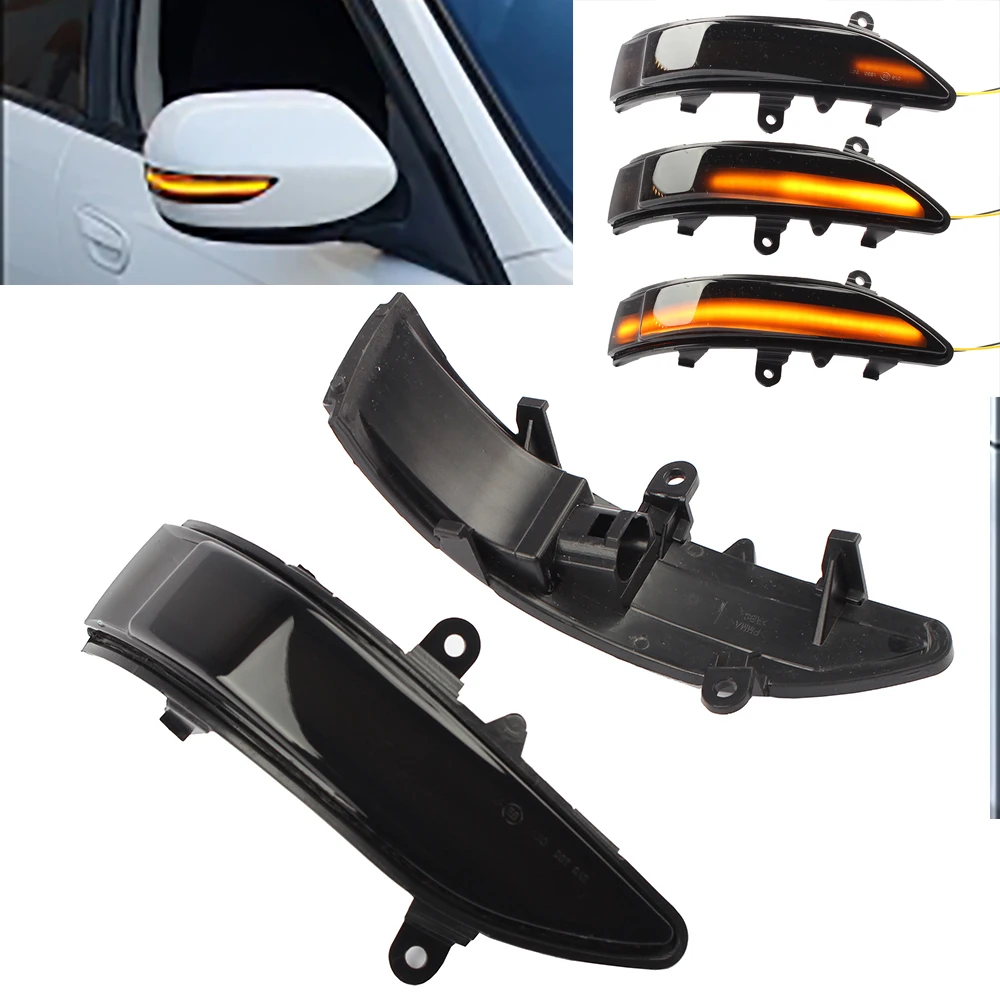 Динамический поворотный сигнал зеркало для Subaru Outback Legacy 2010-2016 Forester 2011-2015 Tribeca 2007-14