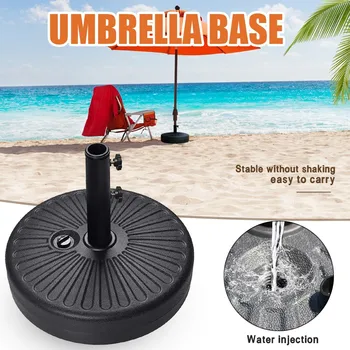 

Portable Durable Outdoor Parasol Garden Umbrella Base Stand Round Patio Beach Garden Patio Umbrella Sun Shelter Accessory