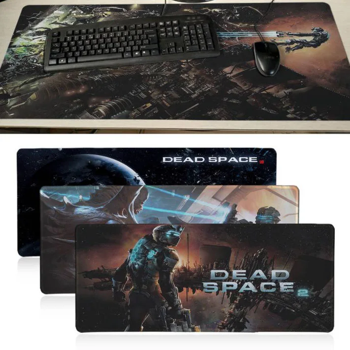 

Cool New Dead Space Game Natural Rubber Gaming mousepad Desk Mat Large Lockedge Mouse pad Laptop PC Computer muismat