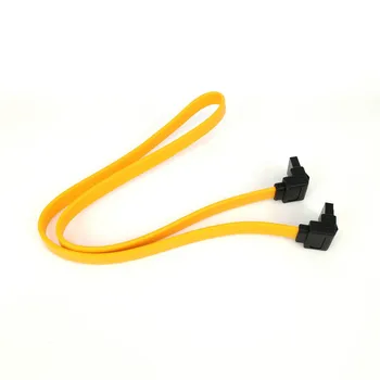 

Double Elbow Head SATA Data Cable 45CM Hard Drive Serial Port High Speed With Buckle SP99