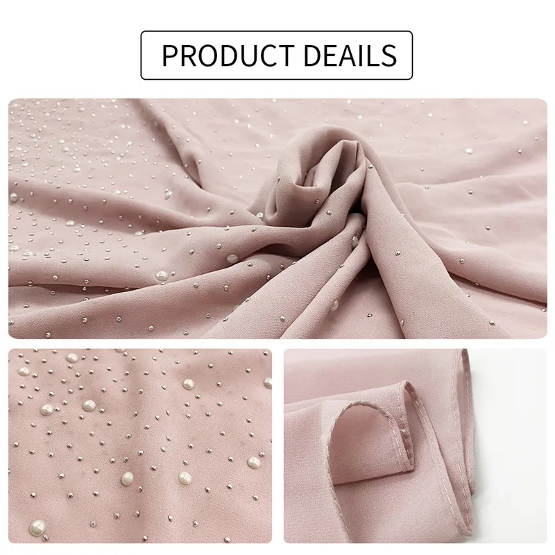 Шифон 24 цвета Рождественский хиджаб шарф Снежный горошек шарик декоративная шаль популярный шарф Мусульманский Хиджаб винтажная шаль глушитель