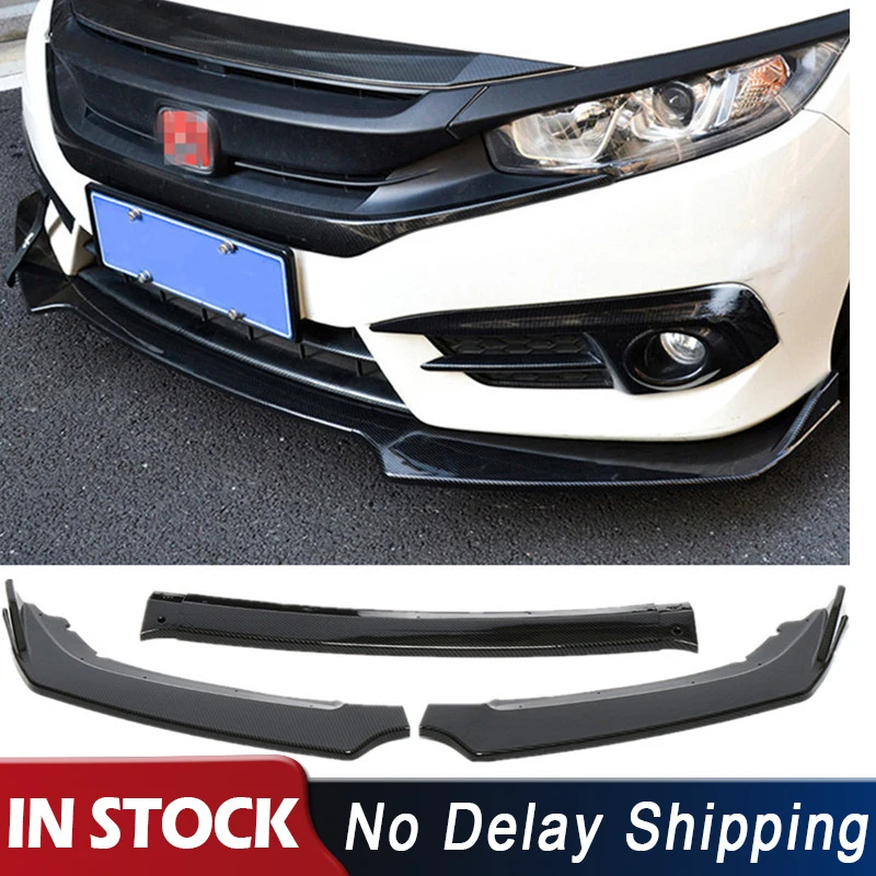 KITT FFOB Front Bumper Flaps Side Fins Design Black Edition