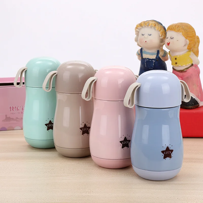 Thermos Bottle Portable Stainless Steel Water Bottle Drink Bottle 300ml Water Flask Coffee Cup Hot Water Flask
