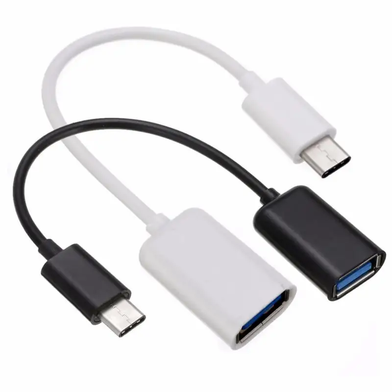 USB 3,1 Мужской к USB Женский Кабель USB-C Android адаптер типа OTG тип-c для мобильного телефона OTG линия передачи данных для Xiaomi samsung - Цвет: 2pcs