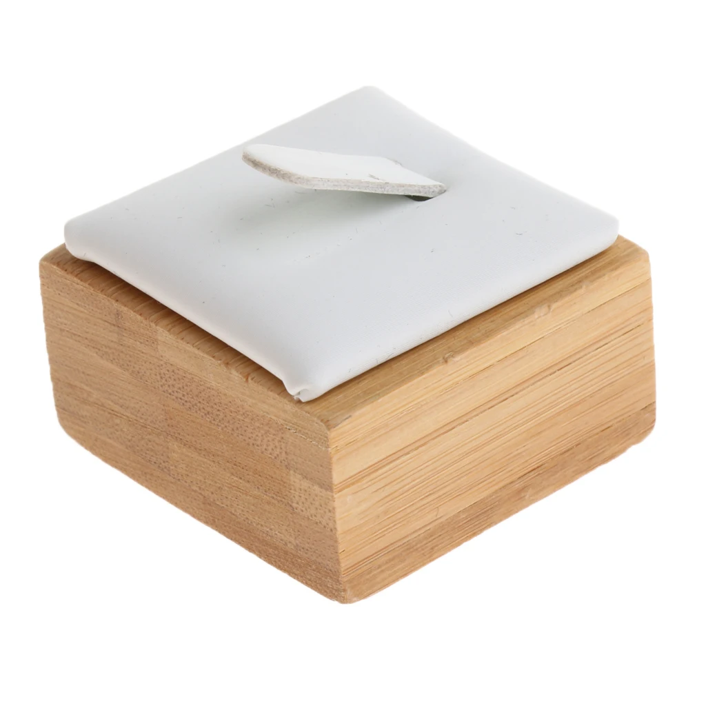 Solid Wooden Ring Jewelry Display Stand Holder Single Ring Exhibition